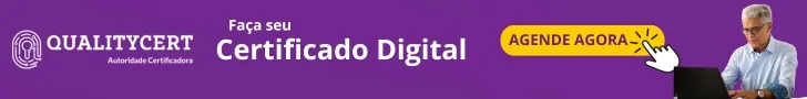 Banner de anúncio da Qualitycert Certificado Digital